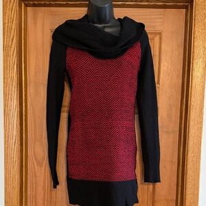 Candie's Black and Red Sweater Dress Women’s size M